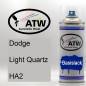 Preview: Dodge, Light Quartz, HA2: 400ml Sprühdose, von ATW Autoteile West.